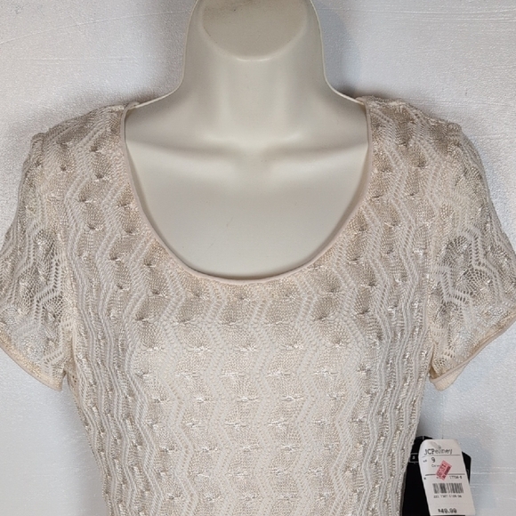 Scarlett NWT Maxi Length Crochet Lace Sheath Dress - Picture 2 of 11